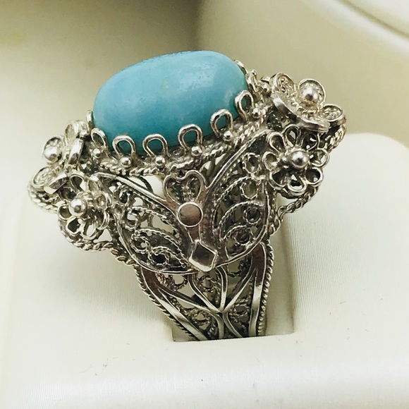 Jewelry Huge 925 Turkey Vintage Ring Size 85 Poshmark